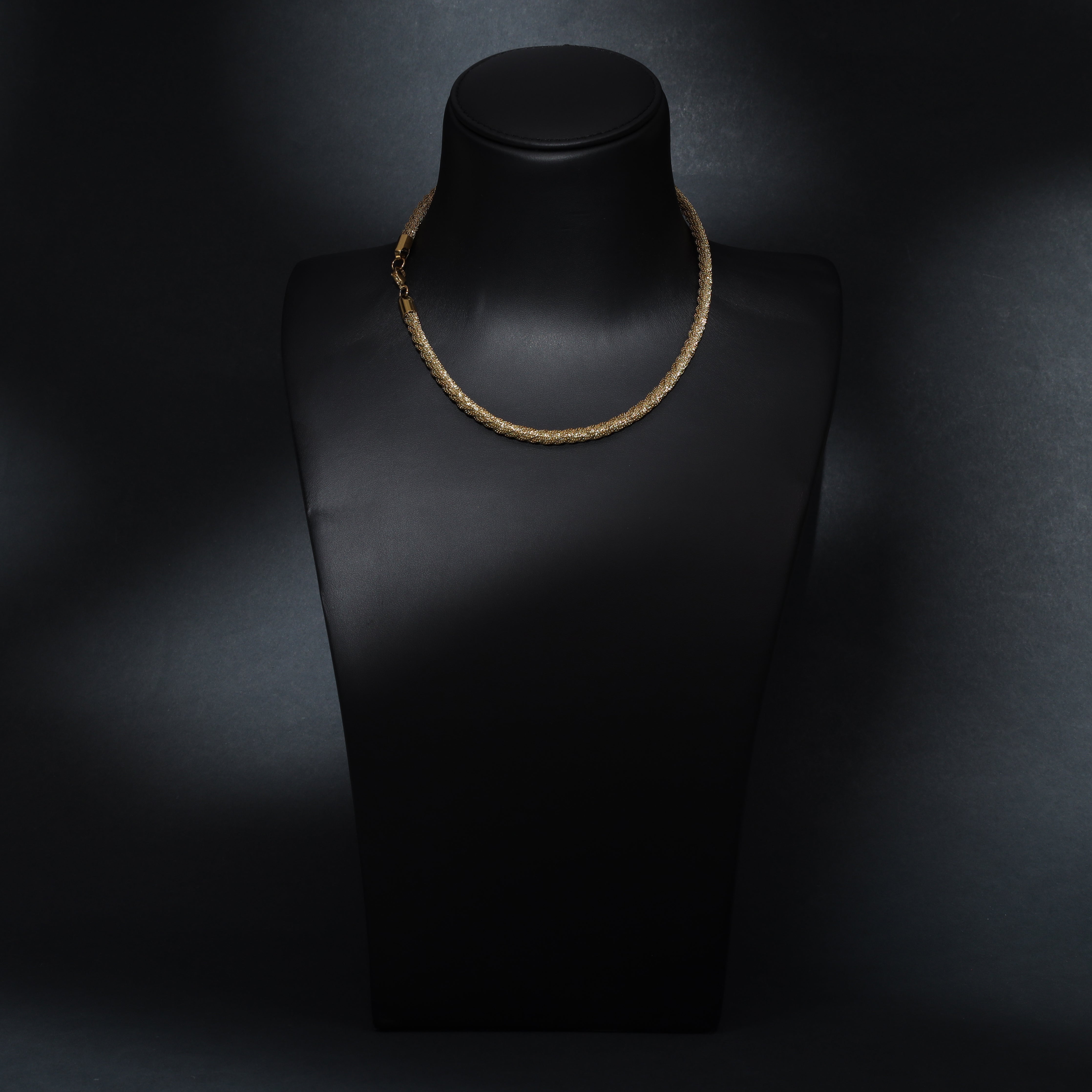 Rope Chain 5,5mm aus Edelstahl 18K Vergoldet - Taipan Schmuck