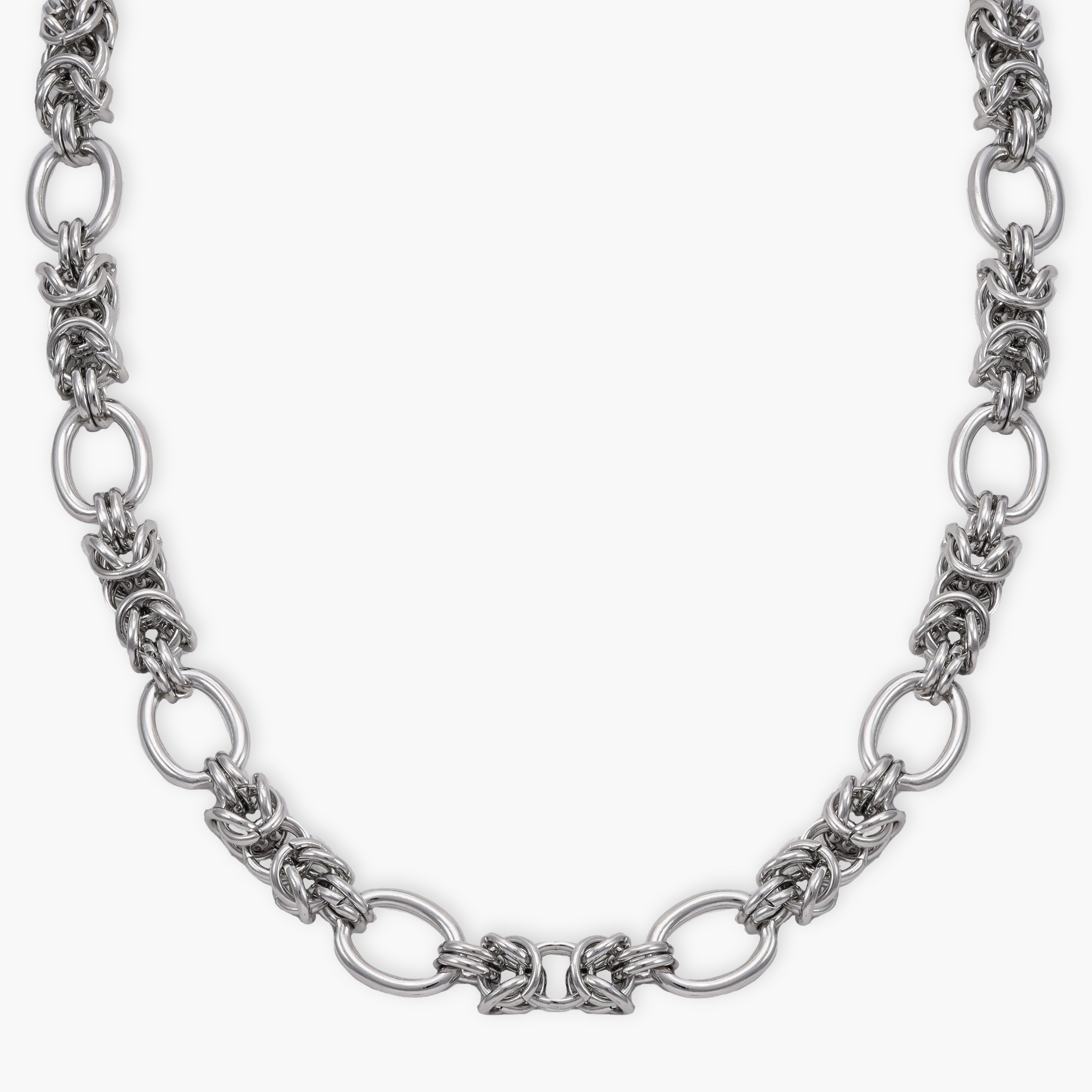 SET Königskette + armbander 10mm aus Edelstahl - Taipan Schmuck