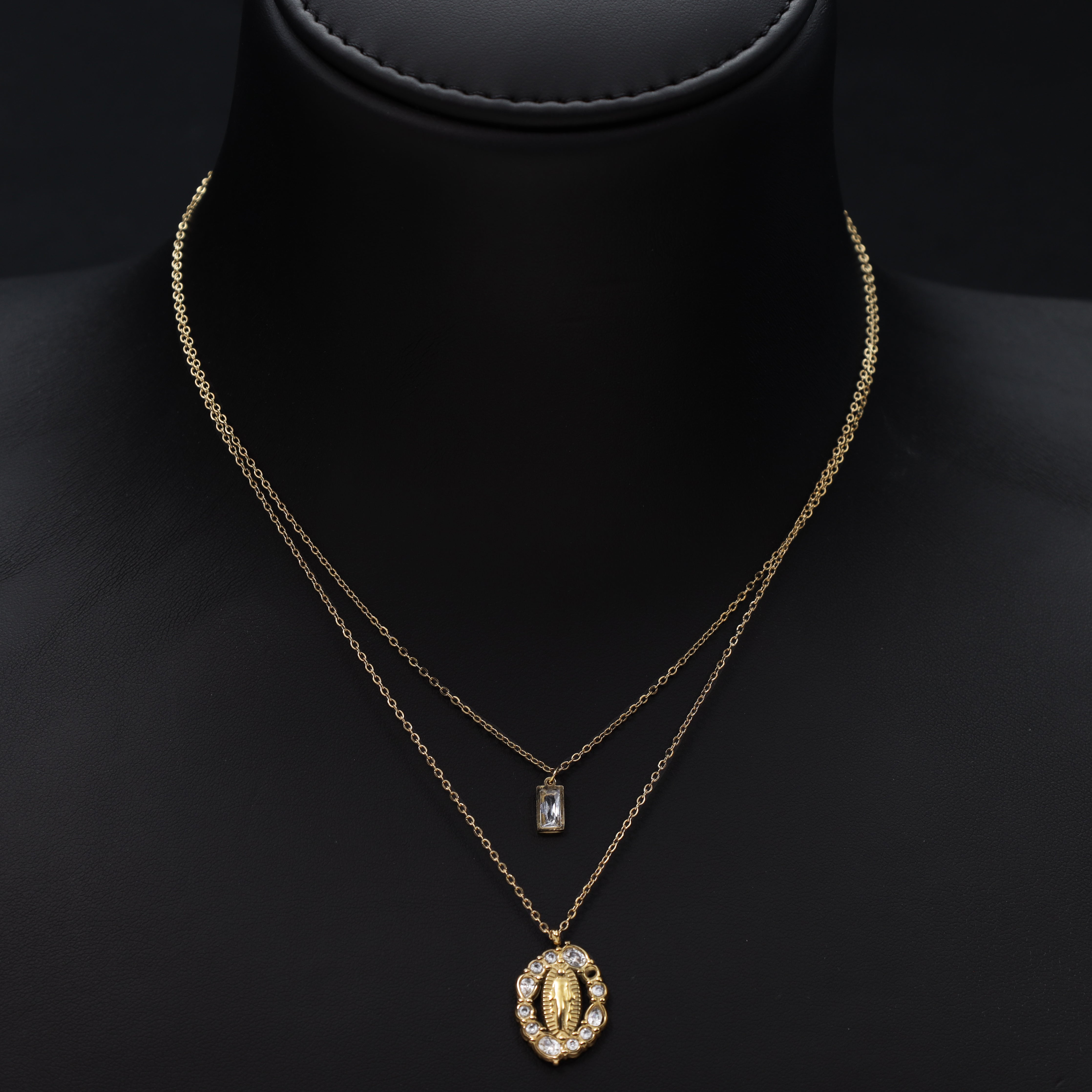 Layering Damen Ankerkette aus Edelstahl 18K Vergoldet - Taipan Schmuck