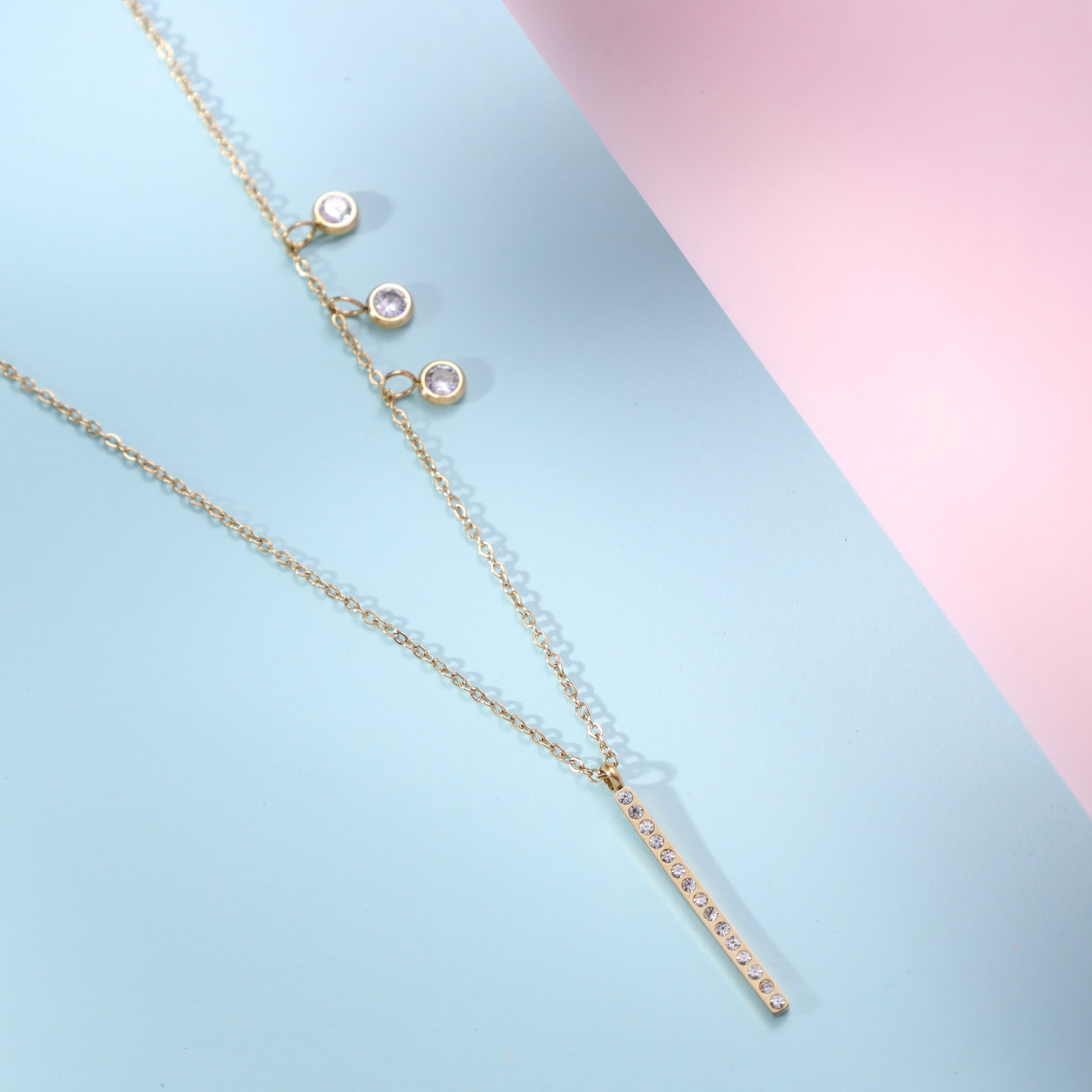 Damen Ankerkette 1mm aus Edelstahl 18K Vergoldet - Taipan Schmuck