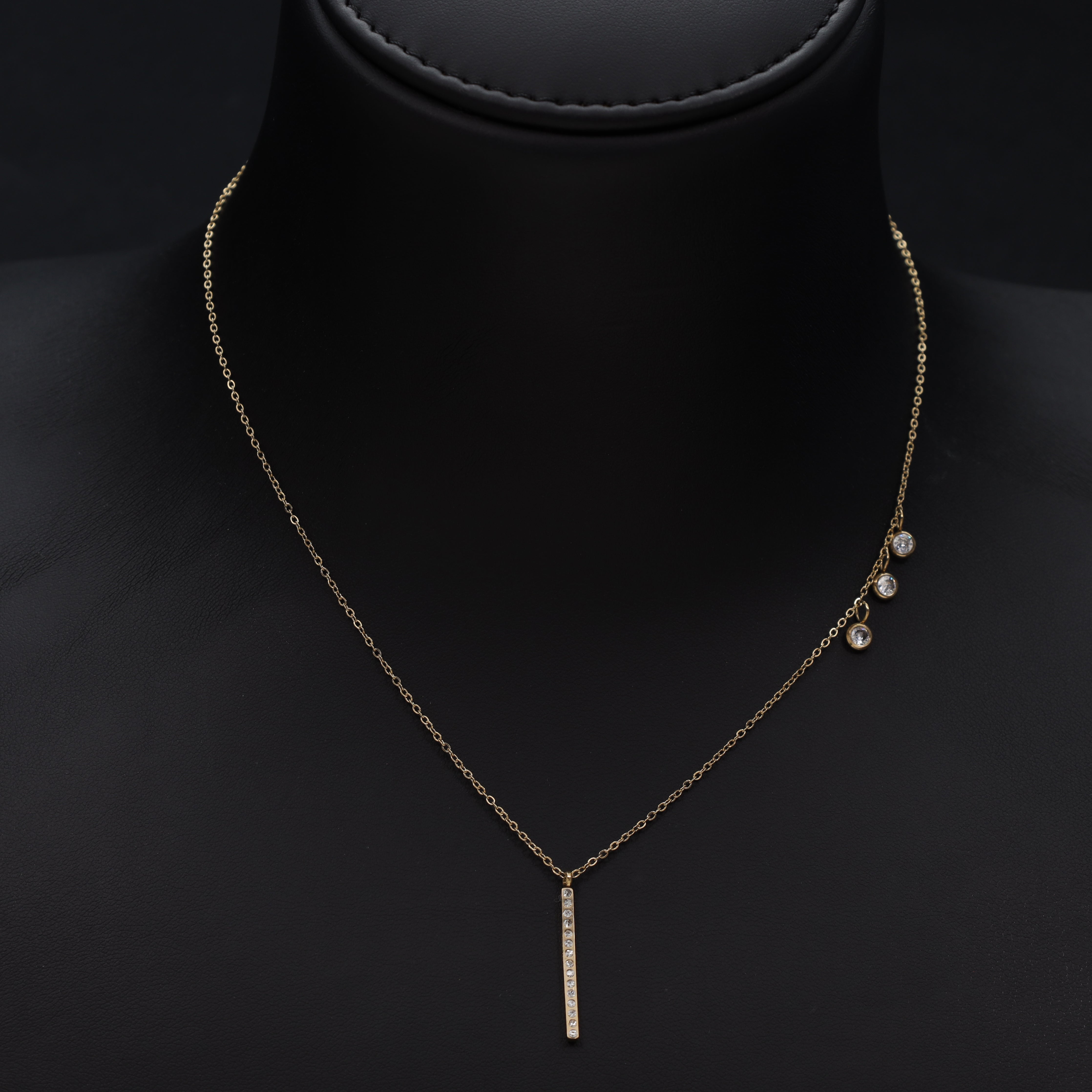 Damen Ankerkette 1mm aus Edelstahl 18K Vergoldet - Taipan Schmuck