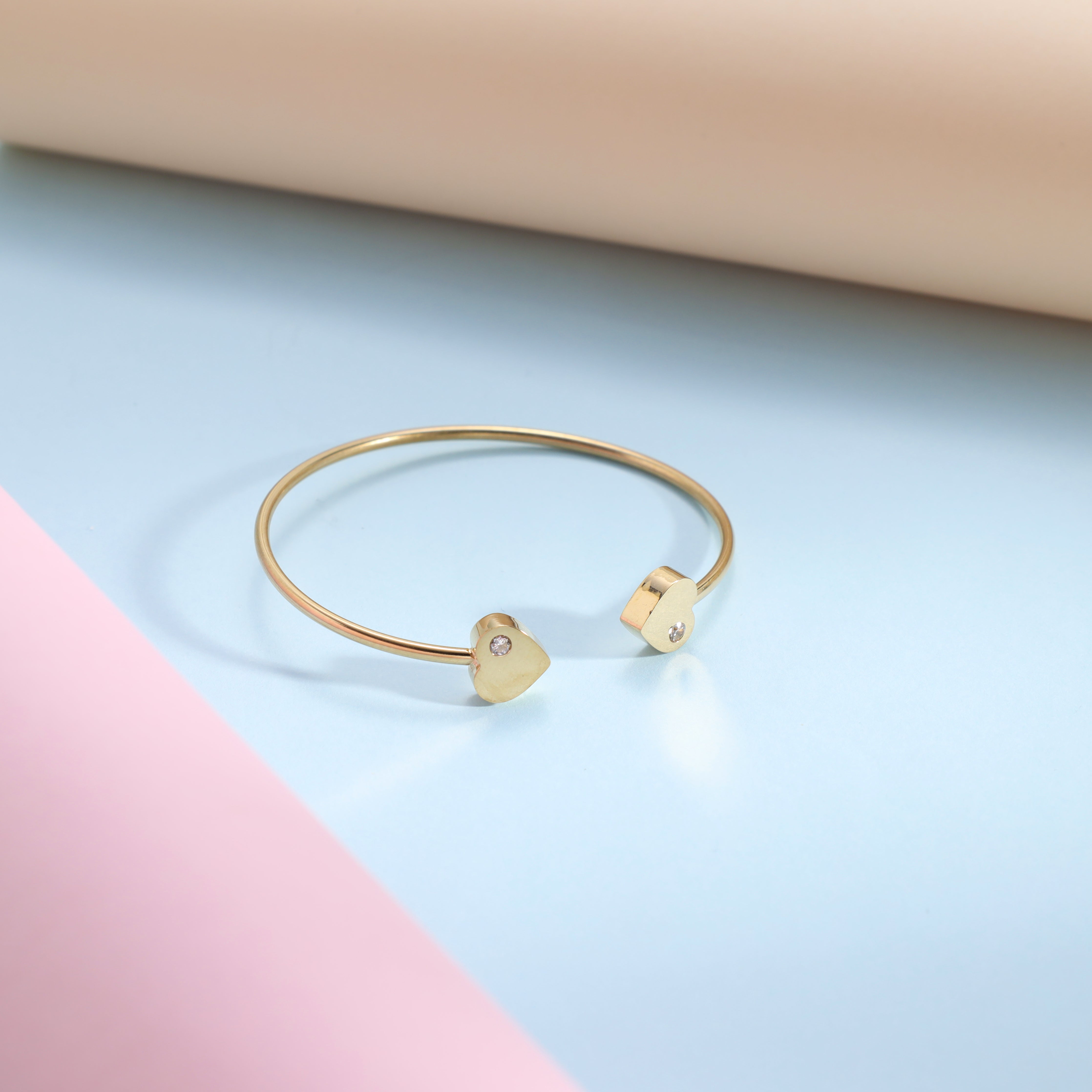 Armreifen armband aus Edelstahl 18K Vergoldet - Taipan Schmuck