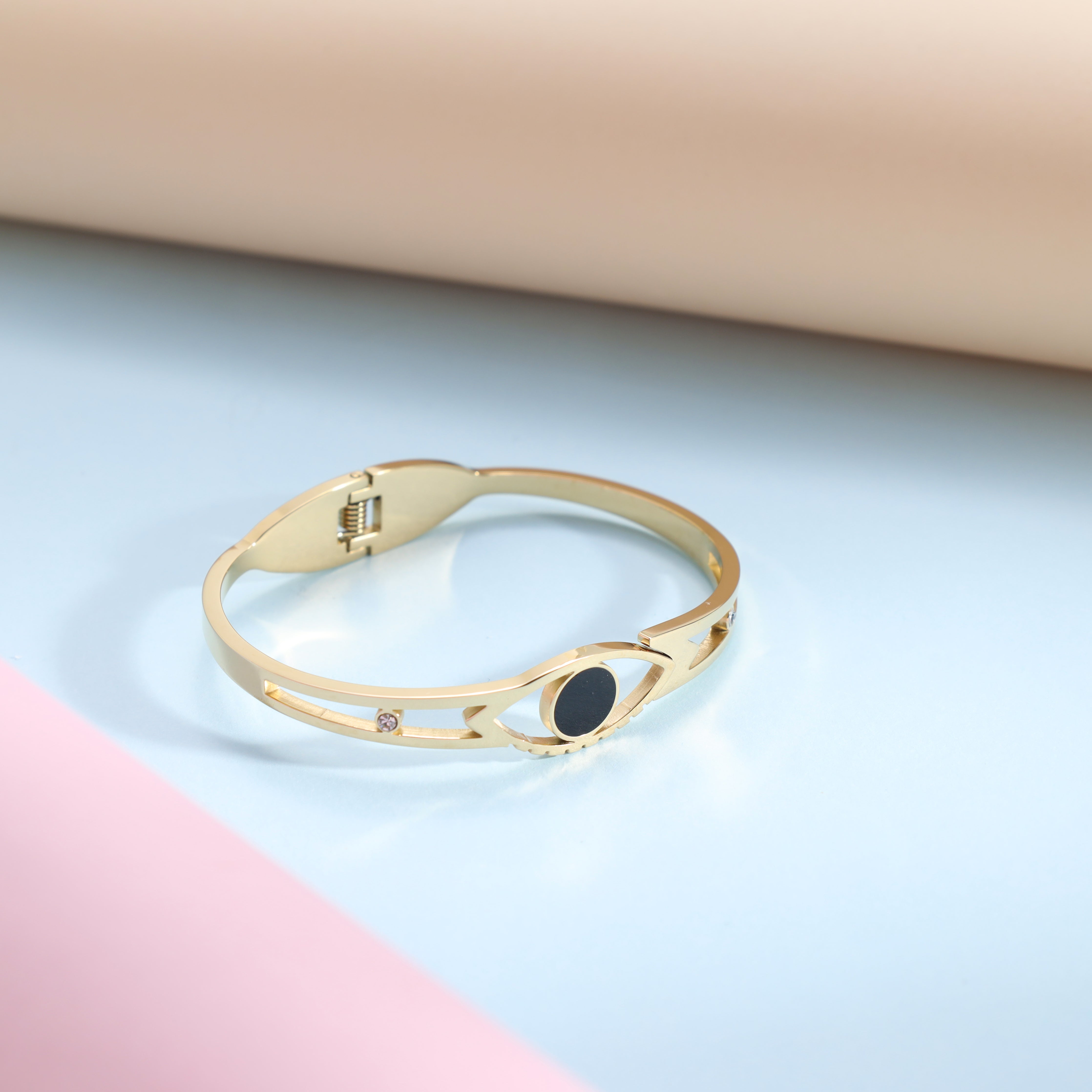 Armreifen armband aus Edelstahl 18K Vergoldet - Taipan Schmuck