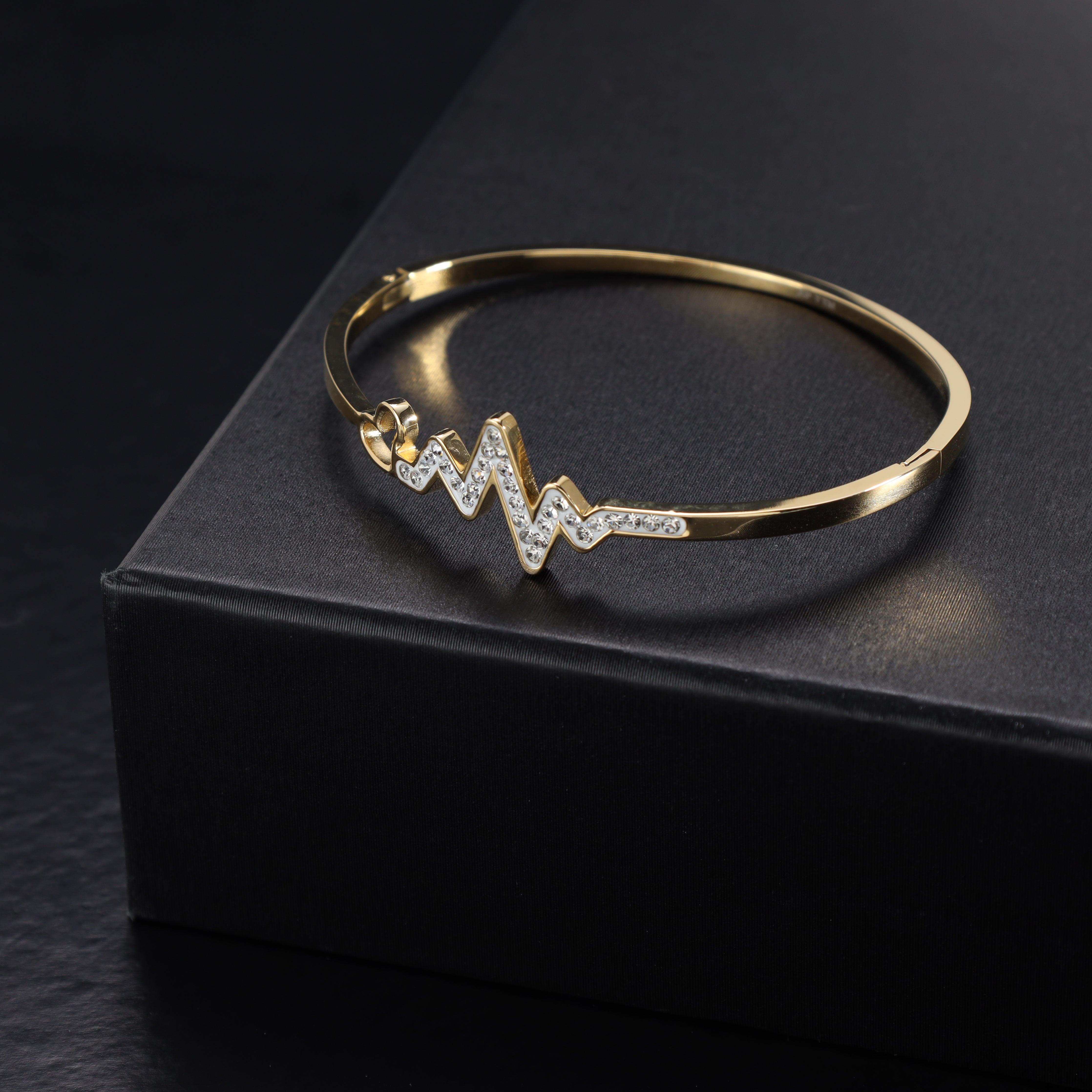 Armreifen armband aus Edelstahl 18K Vergoldet - Taipan Schmuck