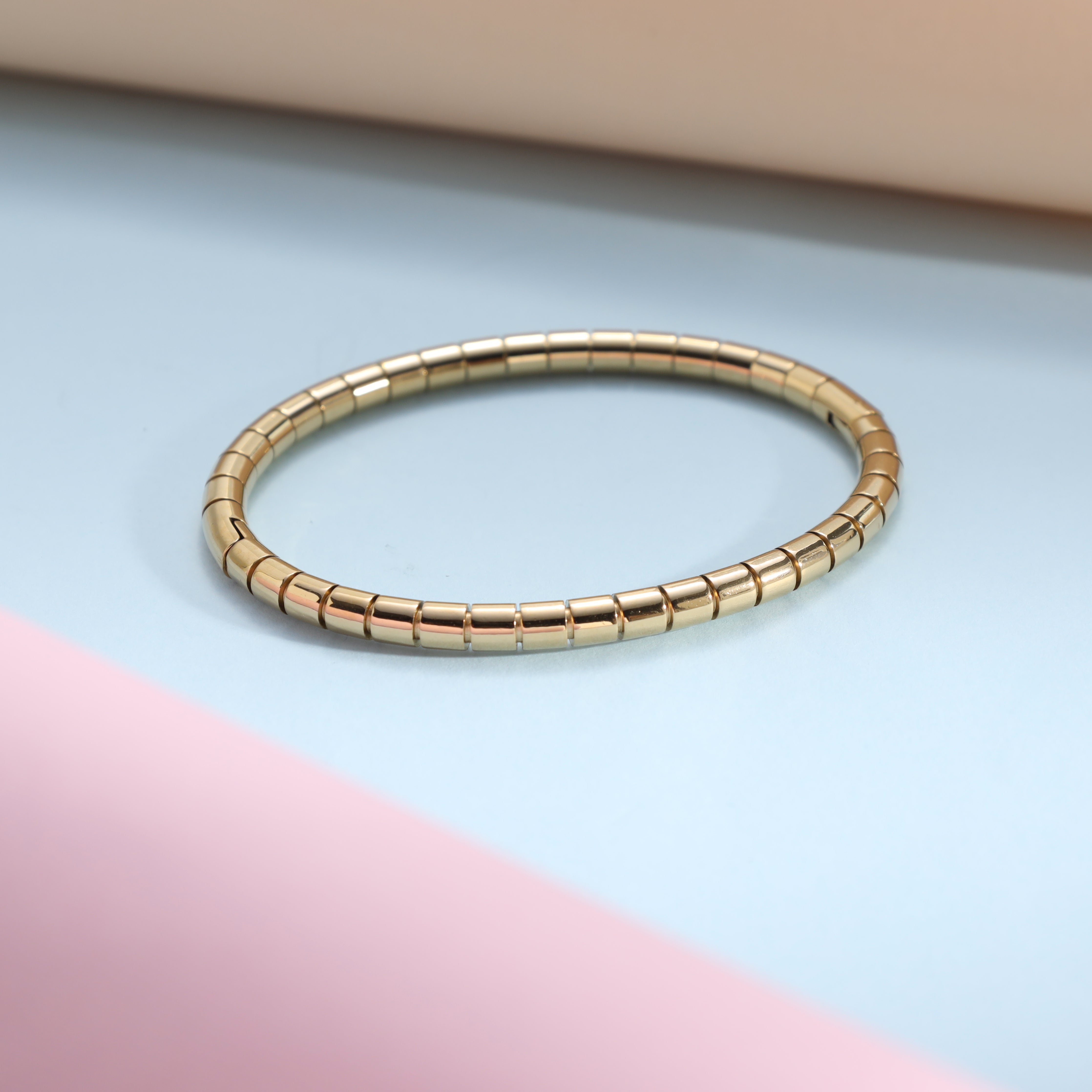 Armreifen armband aus Edelstahl 18K Vergoldet - Taipan Schmuck