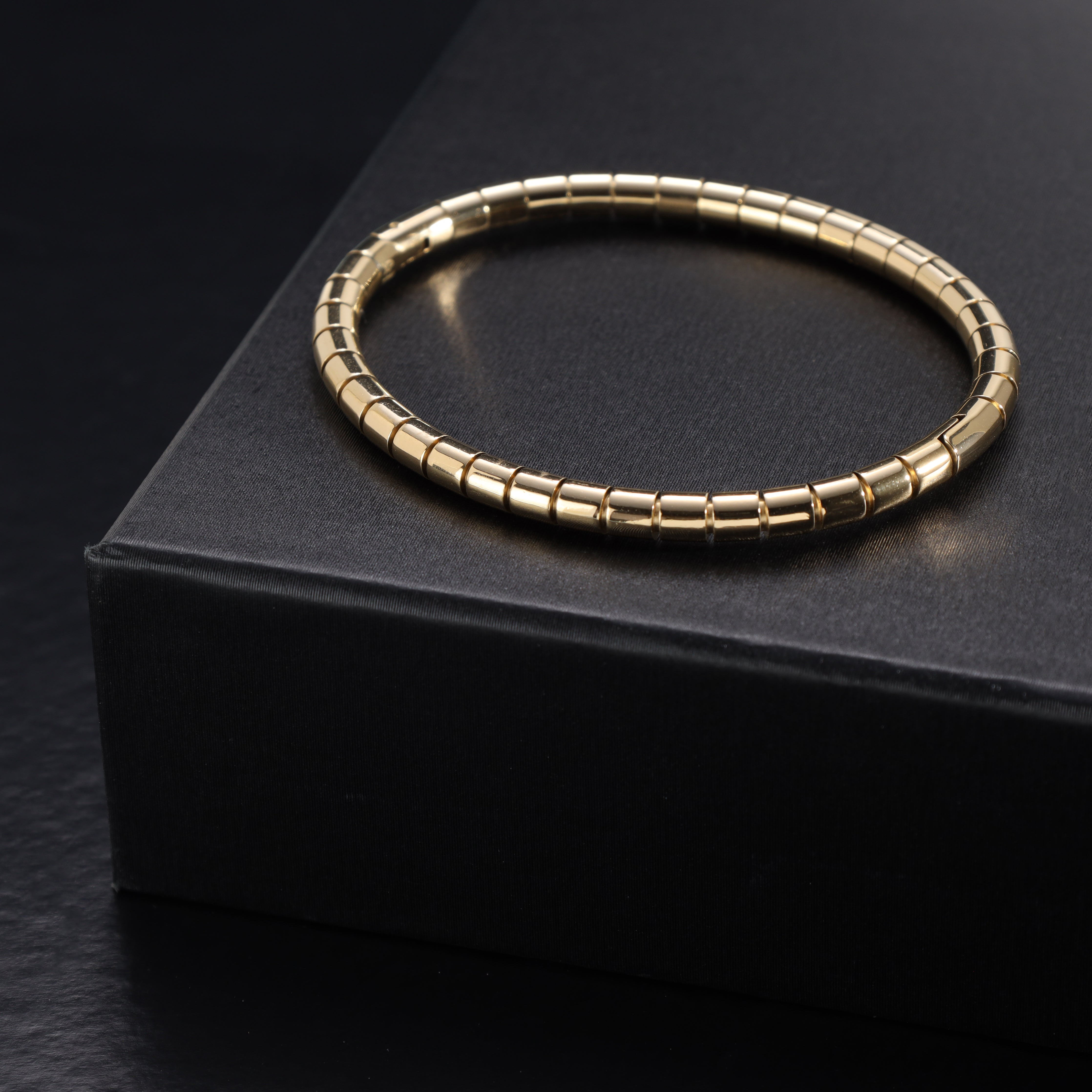 Armreifen armband aus Edelstahl 18K Vergoldet - Taipan Schmuck