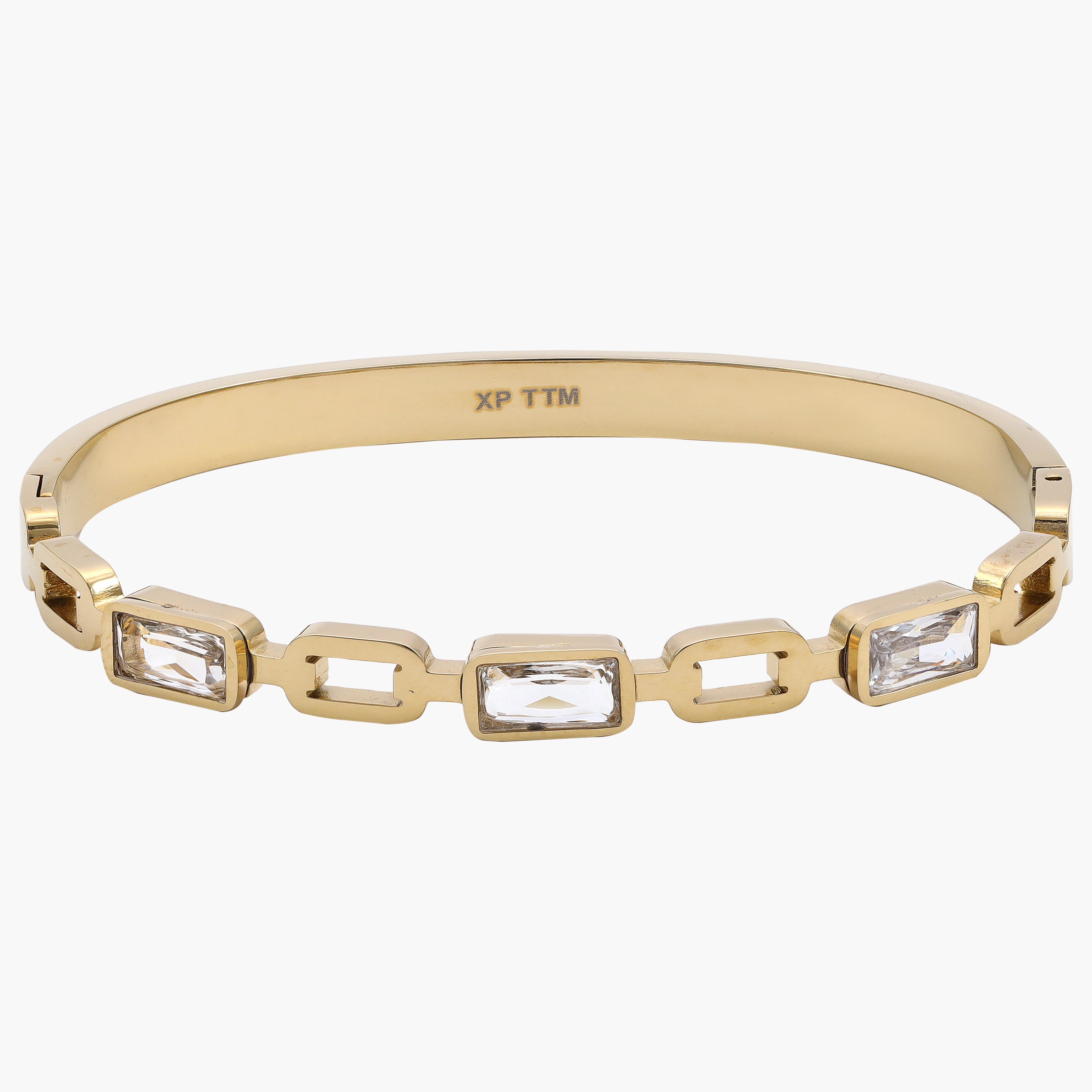 Armreifen armband aus Edelstahl 18K Vergoldet - Taipan Schmuck