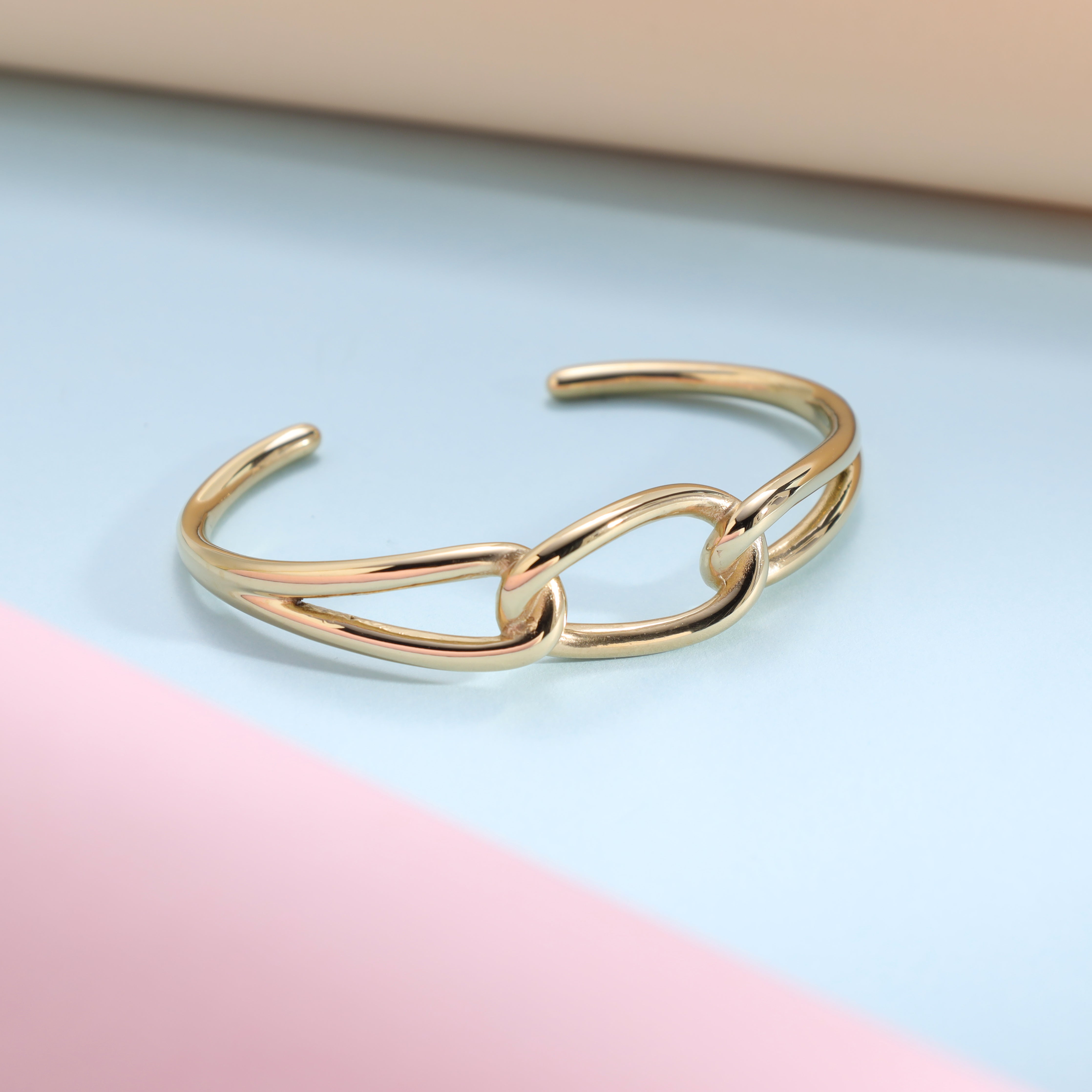 Armreifen armband aus Edelstahl 18K Vergoldet - Taipan Schmuck