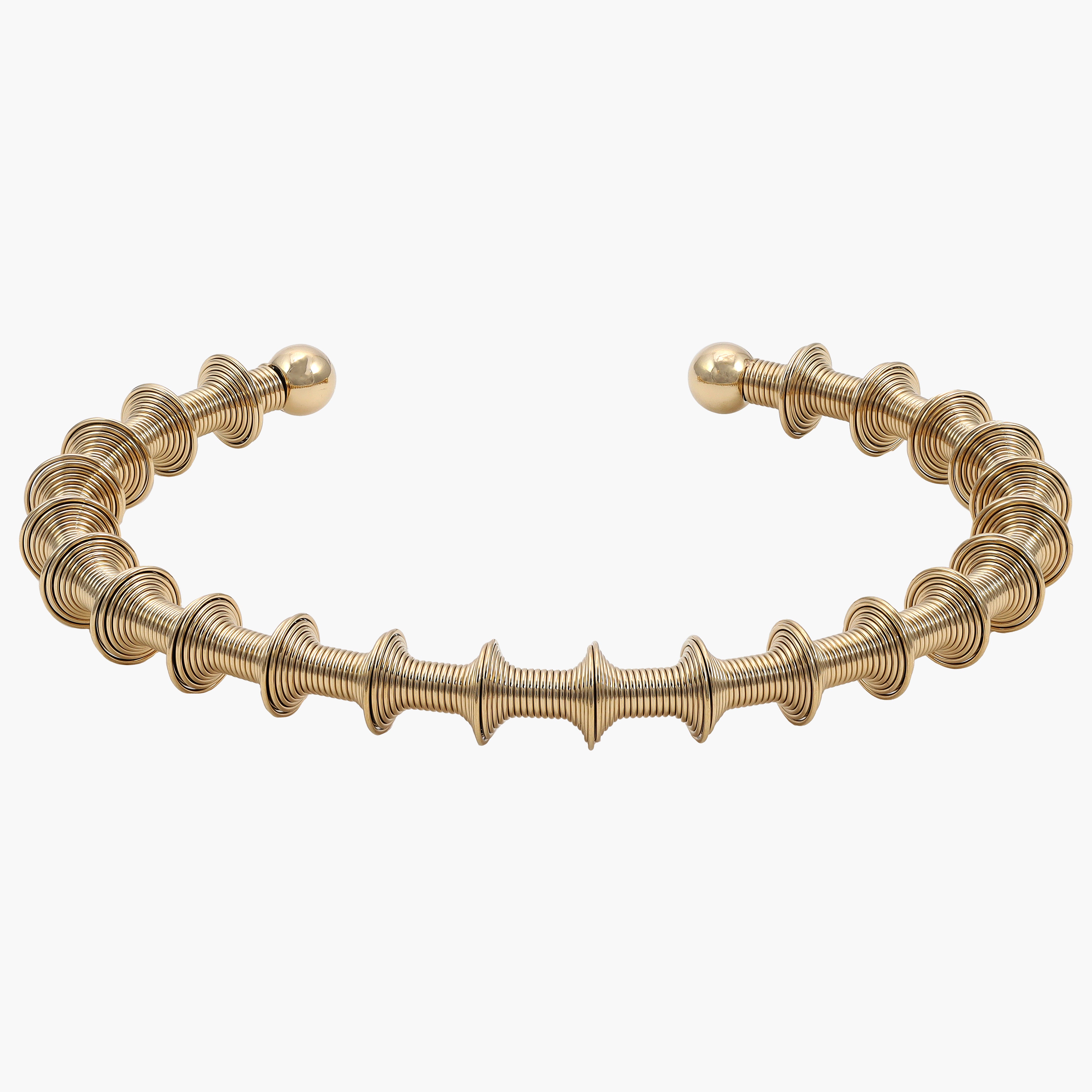 Armreifen armband aus Edelstahl 18K Vergoldet - Taipan Schmuck