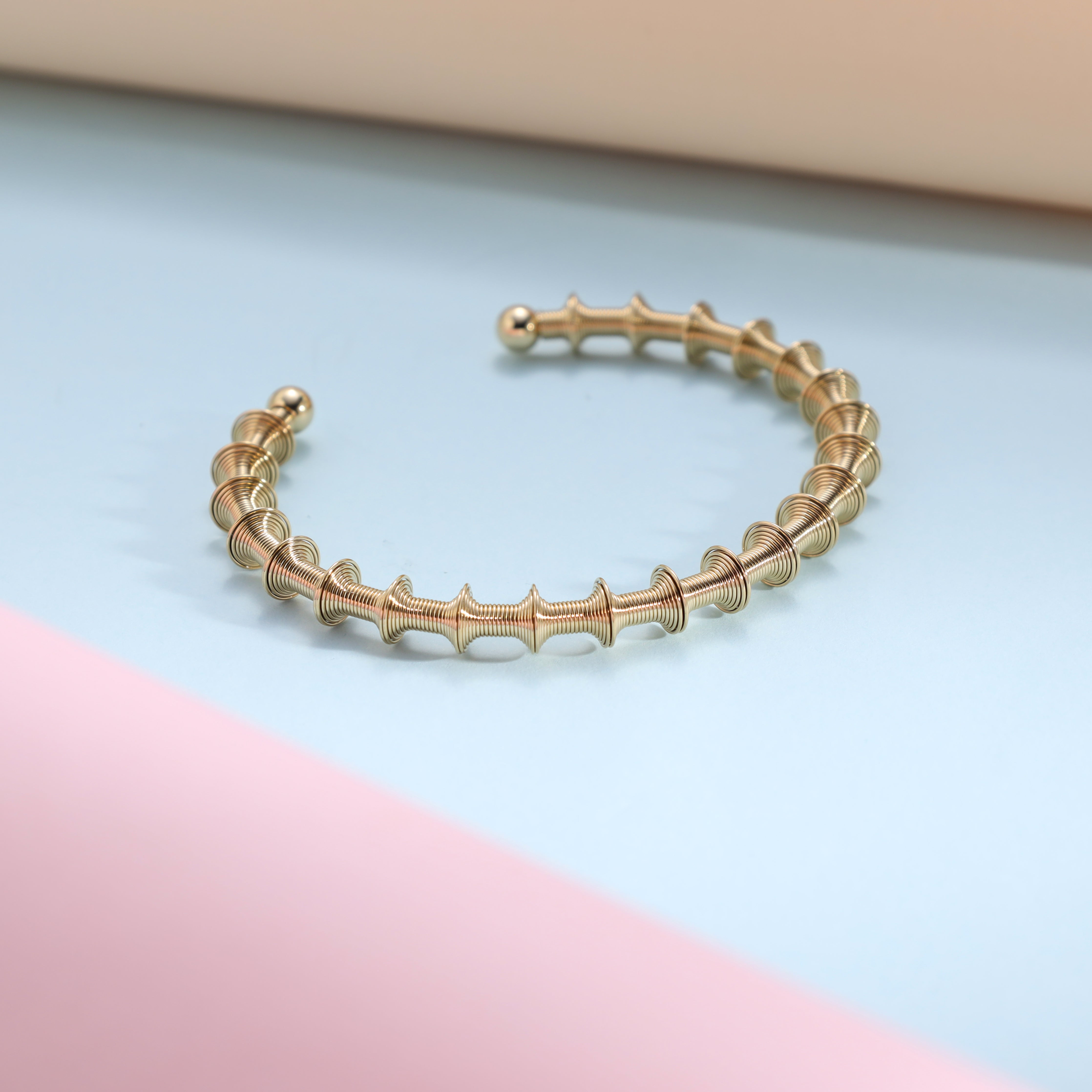 Armreifen armband aus Edelstahl 18K Vergoldet - Taipan Schmuck