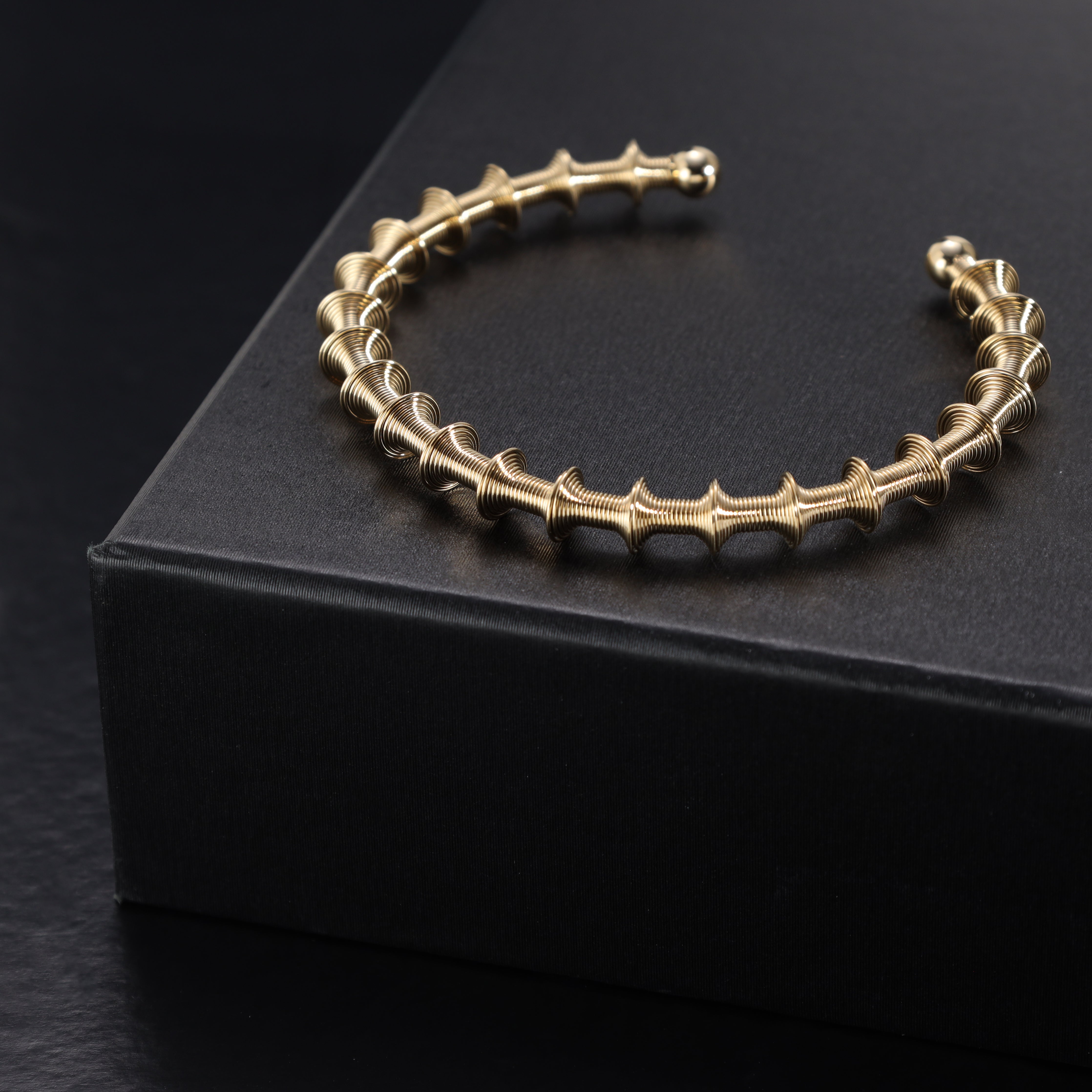 Armreifen armband aus Edelstahl 18K Vergoldet - Taipan Schmuck