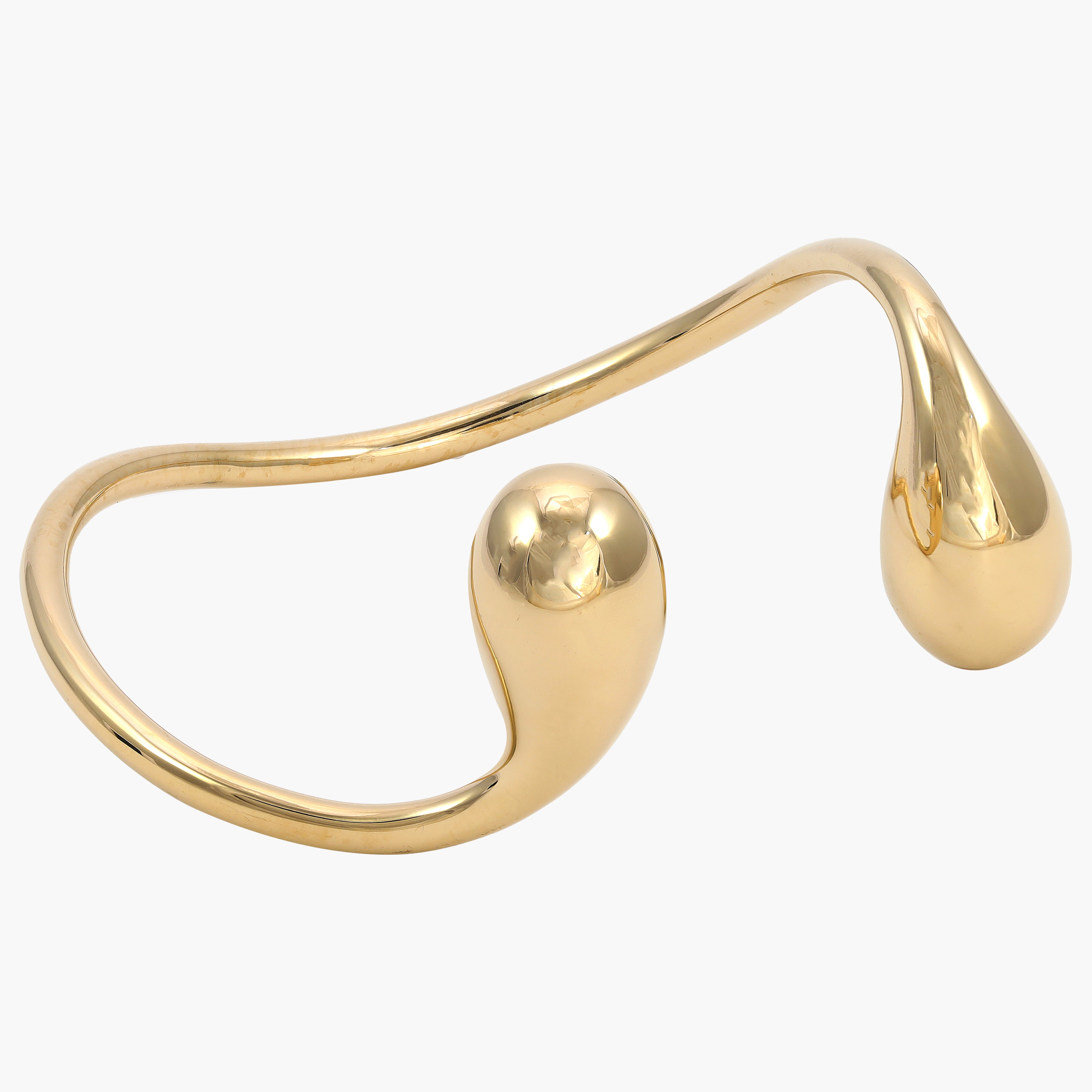 Armreifen armband aus Edelstahl 18K Vergoldet - Taipan Schmuck