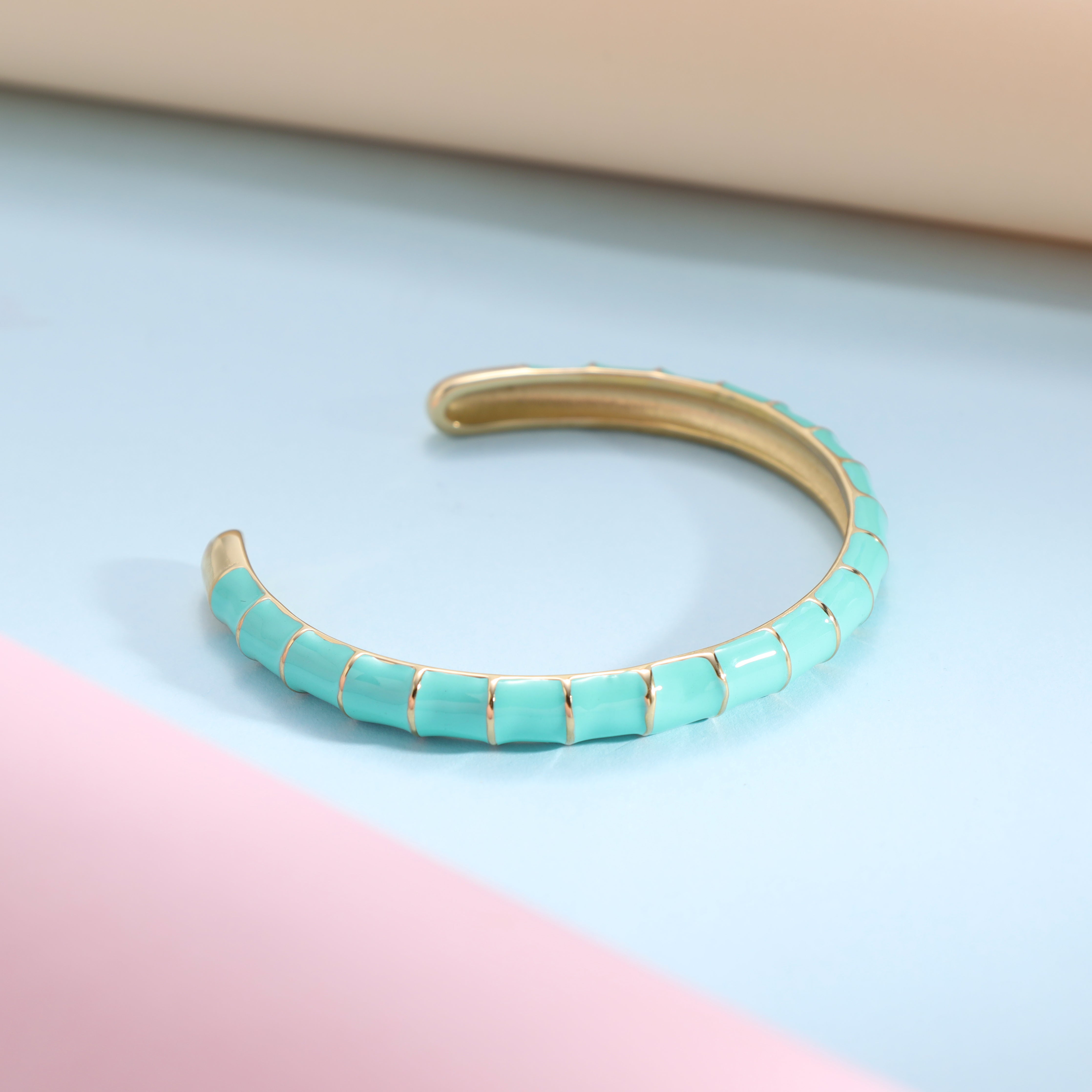 Armreifen armband aus Edelstahl 18K Vergoldet - Taipan Schmuck