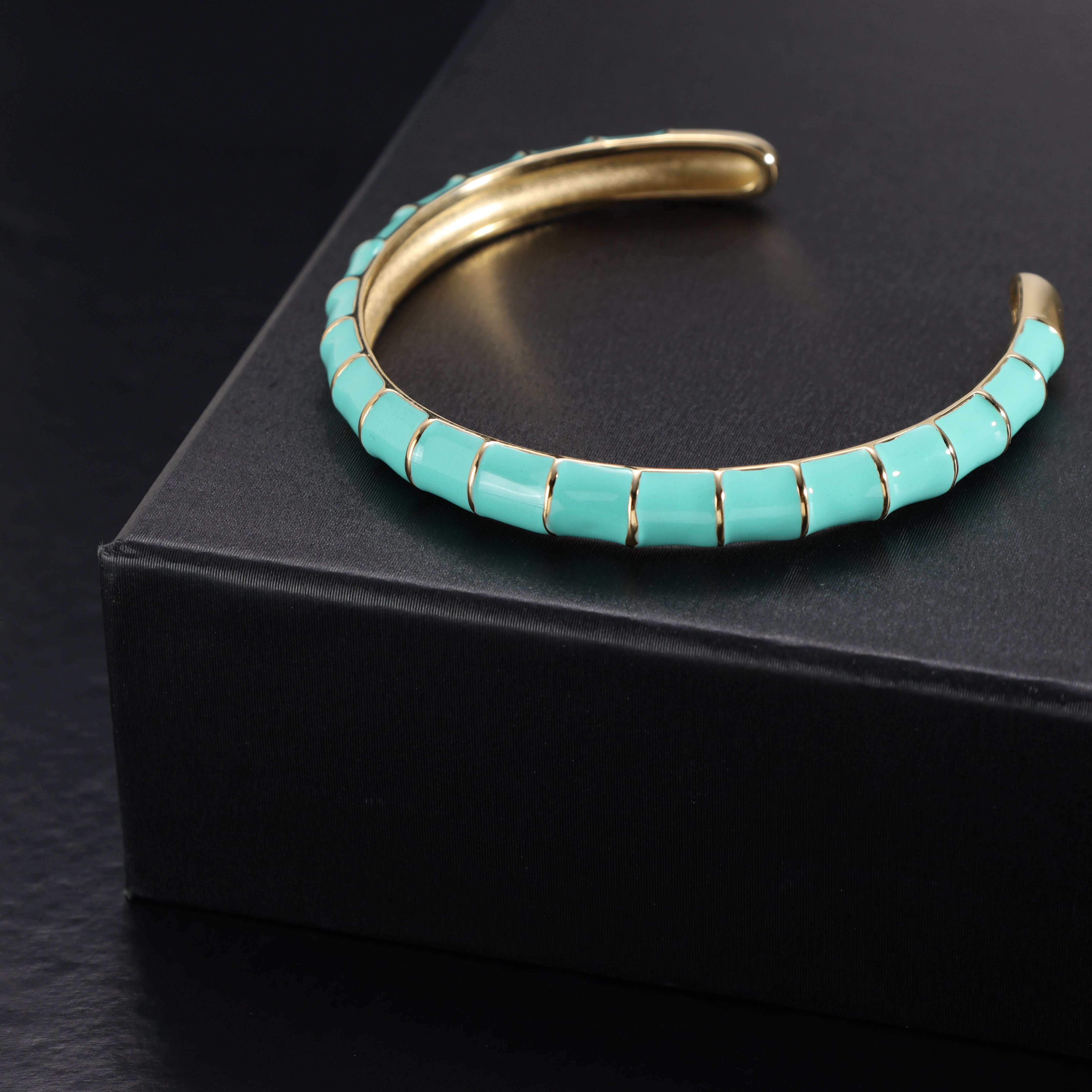 Armreifen armband aus Edelstahl 18K Vergoldet - Taipan Schmuck