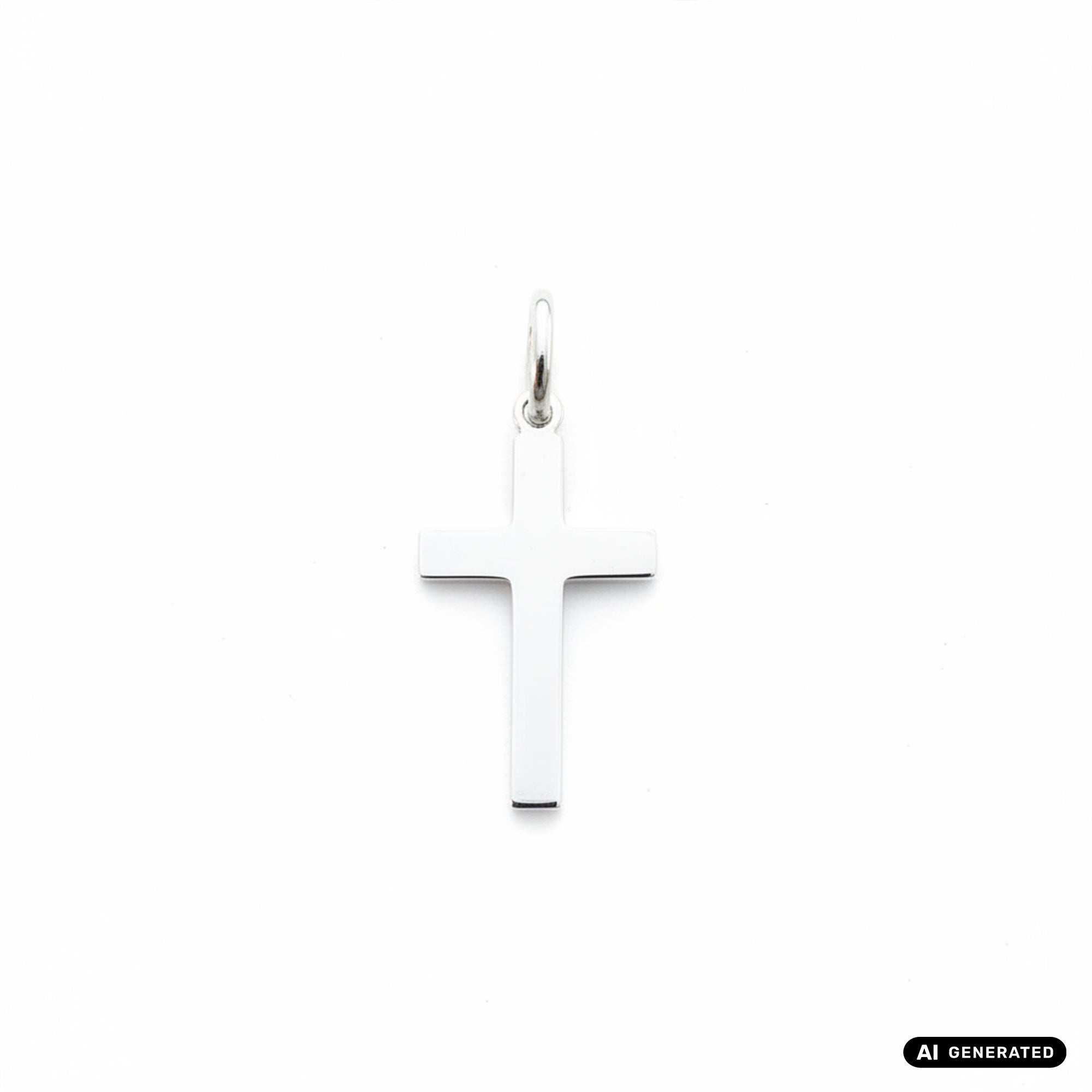 Cross pendant made of 925 sterling silver (PE372) 