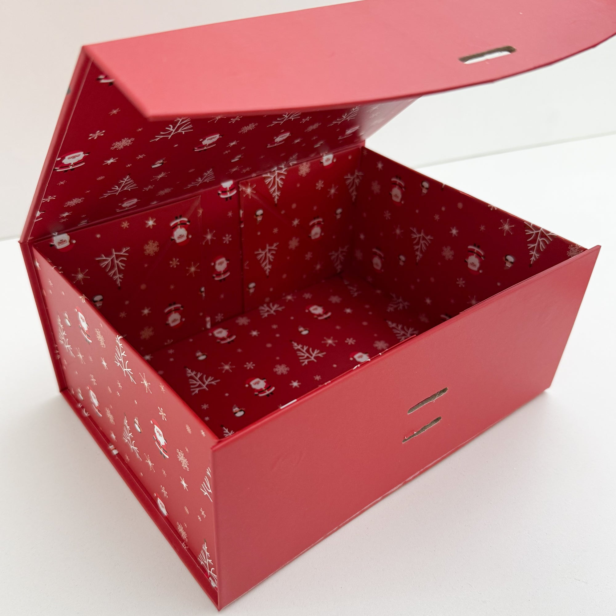 Hochwertige Weihnachtsbox mit Magnetverschluss (leer)