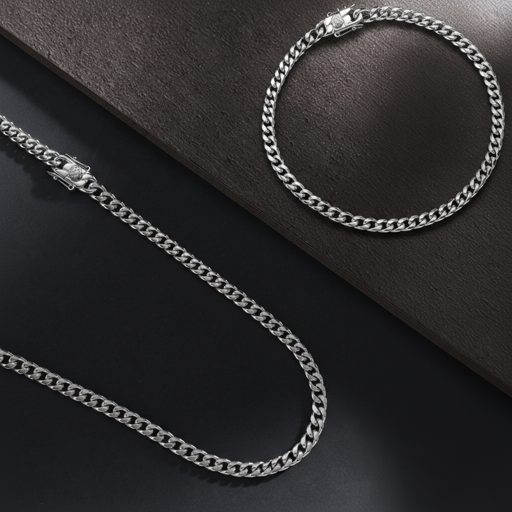 Cuban Link Set 6mm – schlanker