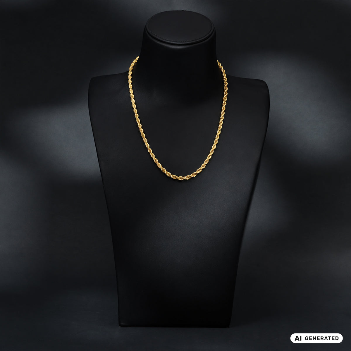 Rope Chain 5mm wide made of stainless steel 