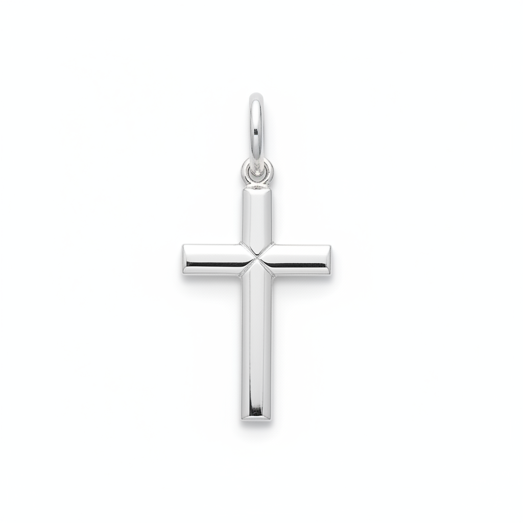Produktfoto Kreuz-Anhänger 2 – weißer Hintergrund