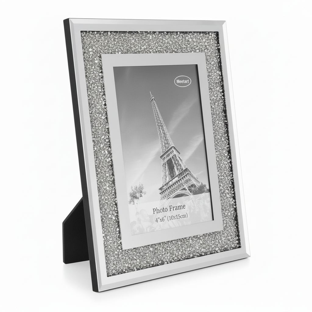 Professional studio product photo with slight side angle view