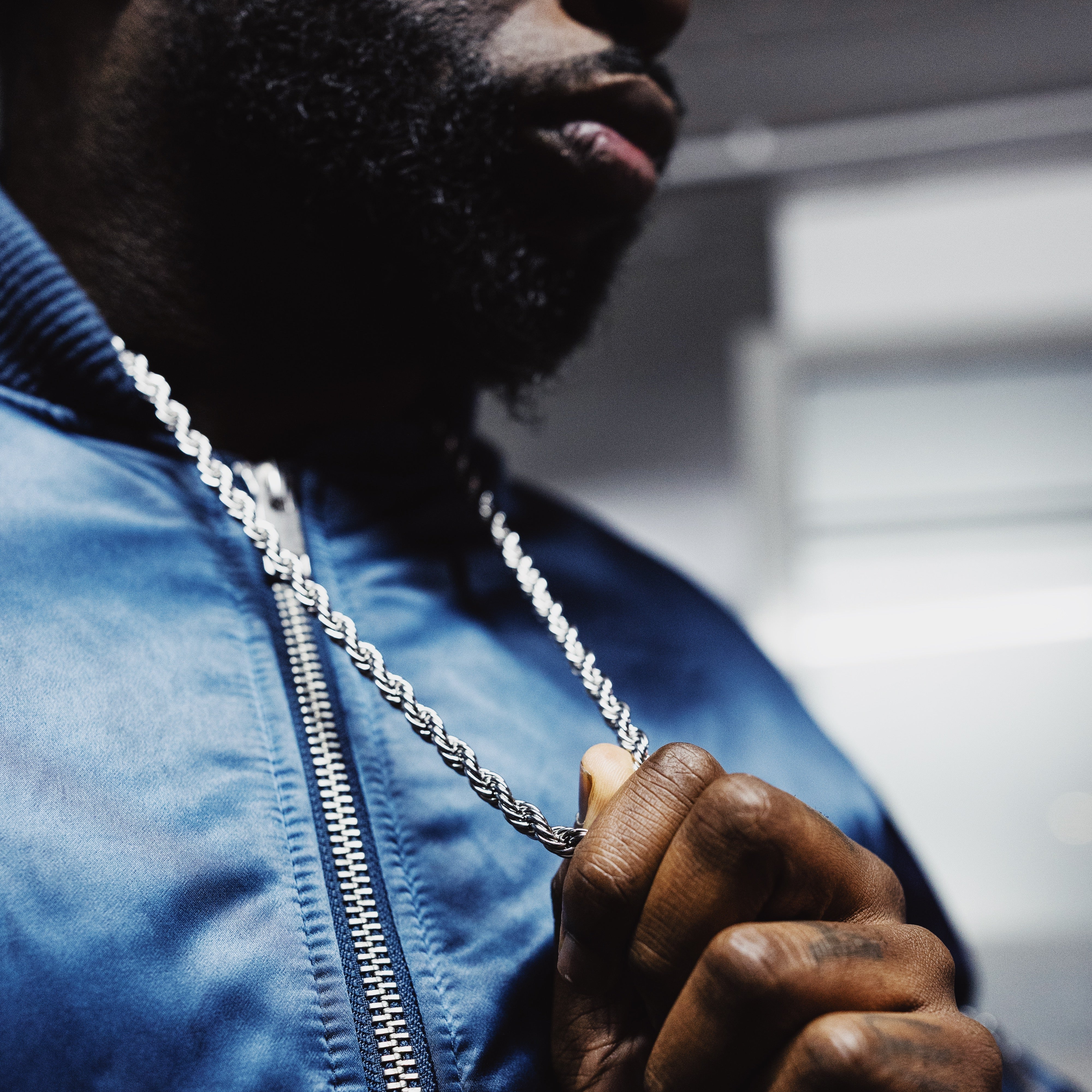 Rope Chain 7mm wide made of stainless steel 