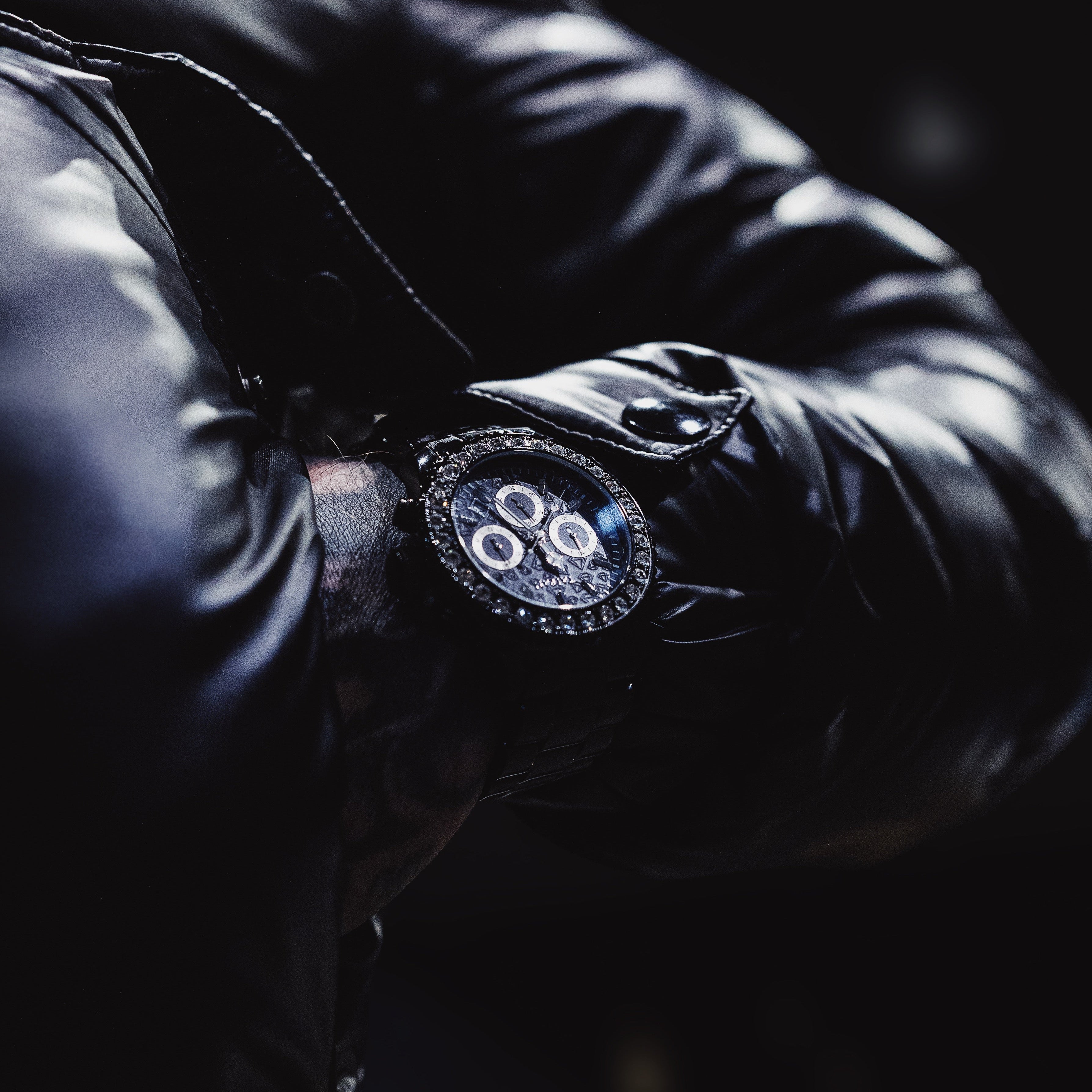 Armbanduhr Chronograph ALL BLACK