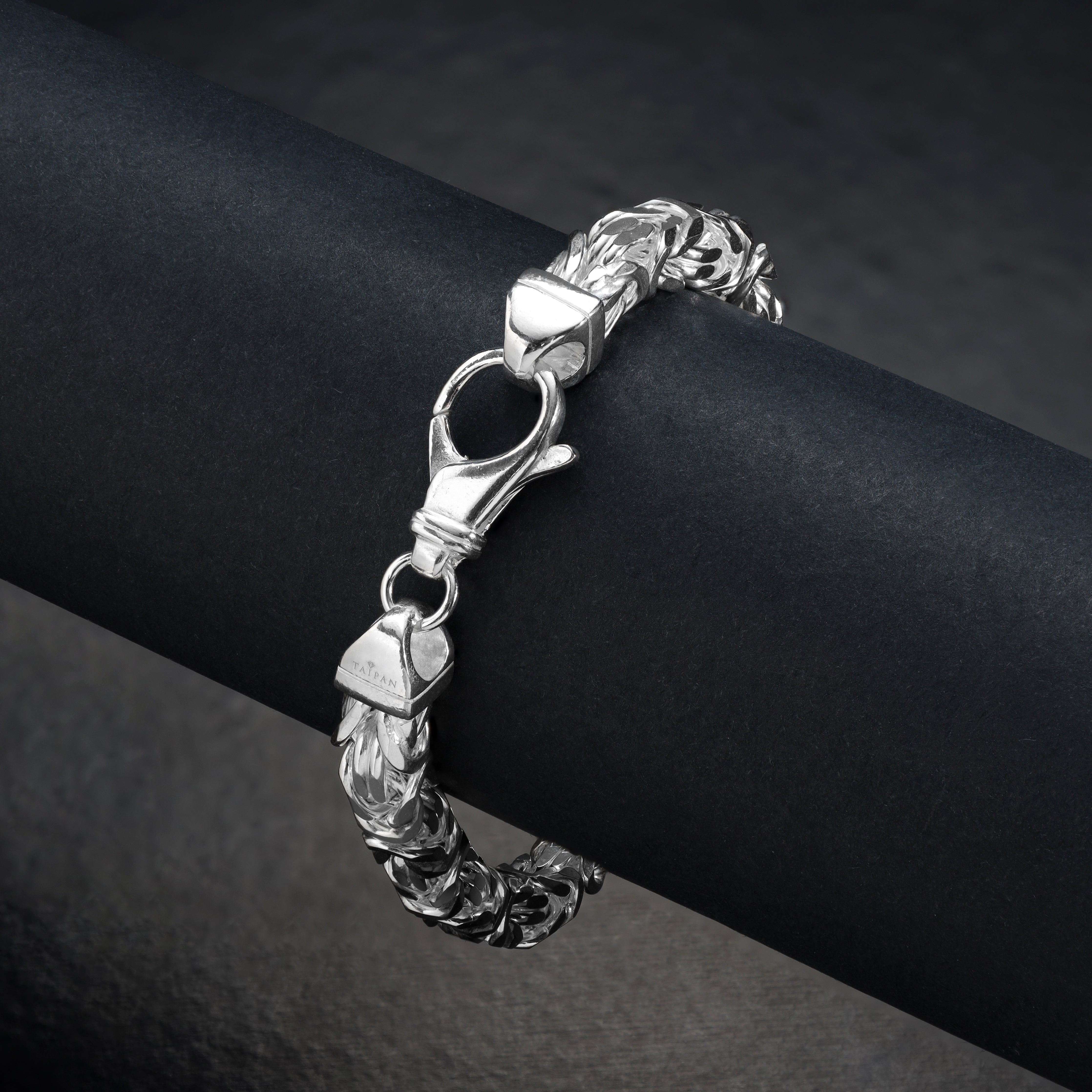 Königskette Armband Königsarmband 6,5mm breit 20/22cm lang aus 925 Sterling Silber - Taipan Schmuck
