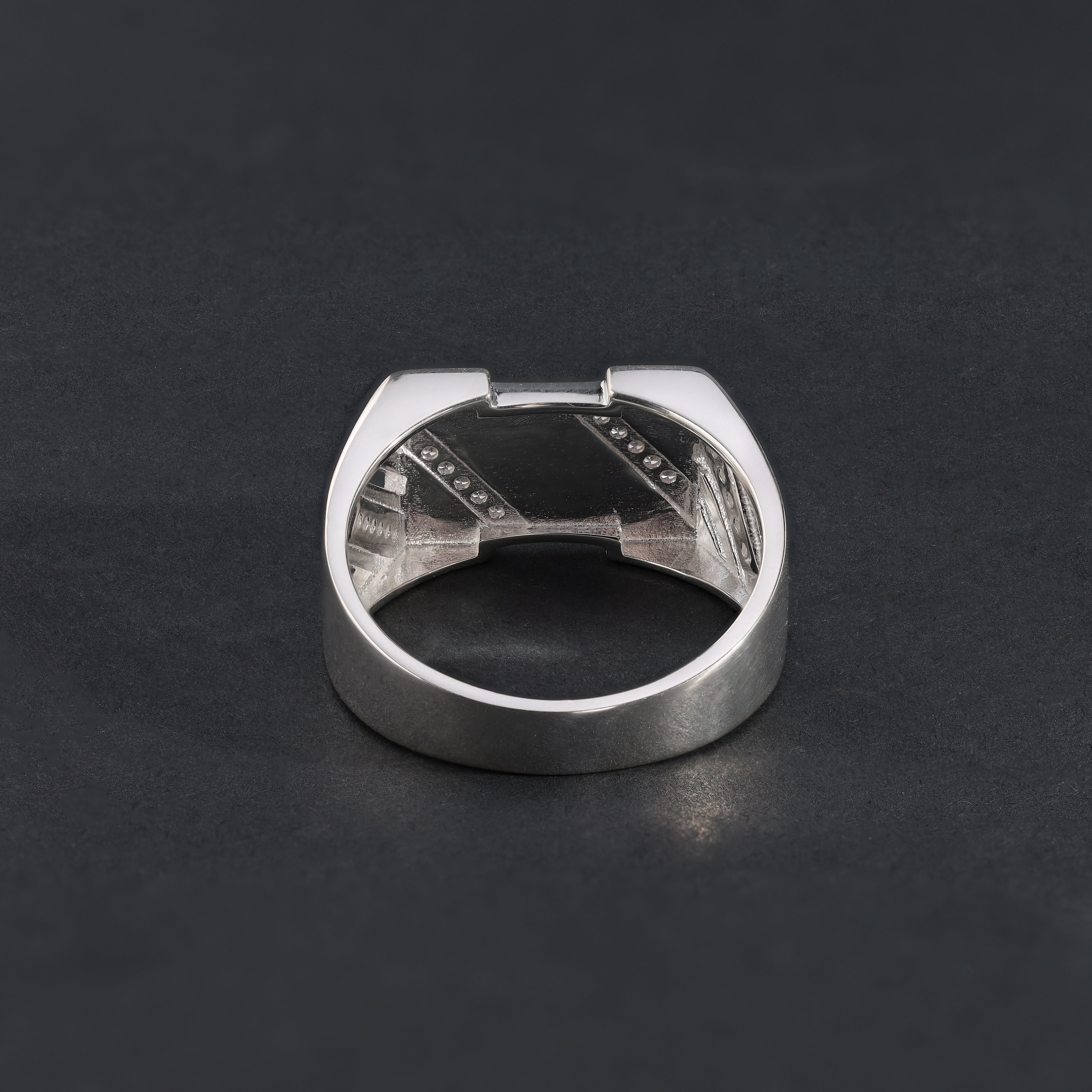 Iced Out Stil Ring Silberring Gr. 57/59/62/64  aus 925 Sterlingsilber - Taipan Schmuck