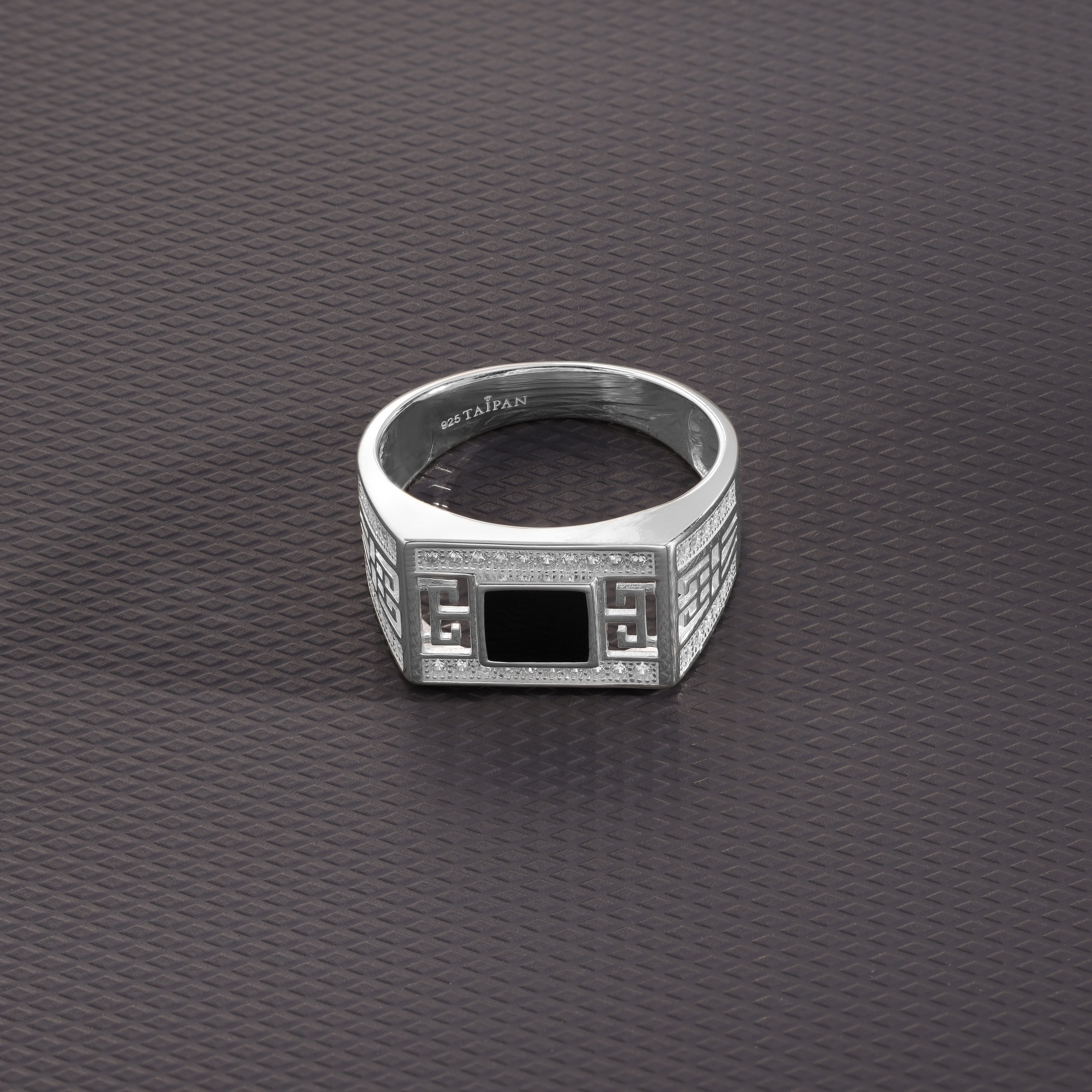 Iced Out Ring Silberring Gr. 57/59/62/64  aus 925 Sterlingsilber - Taipan Schmuck