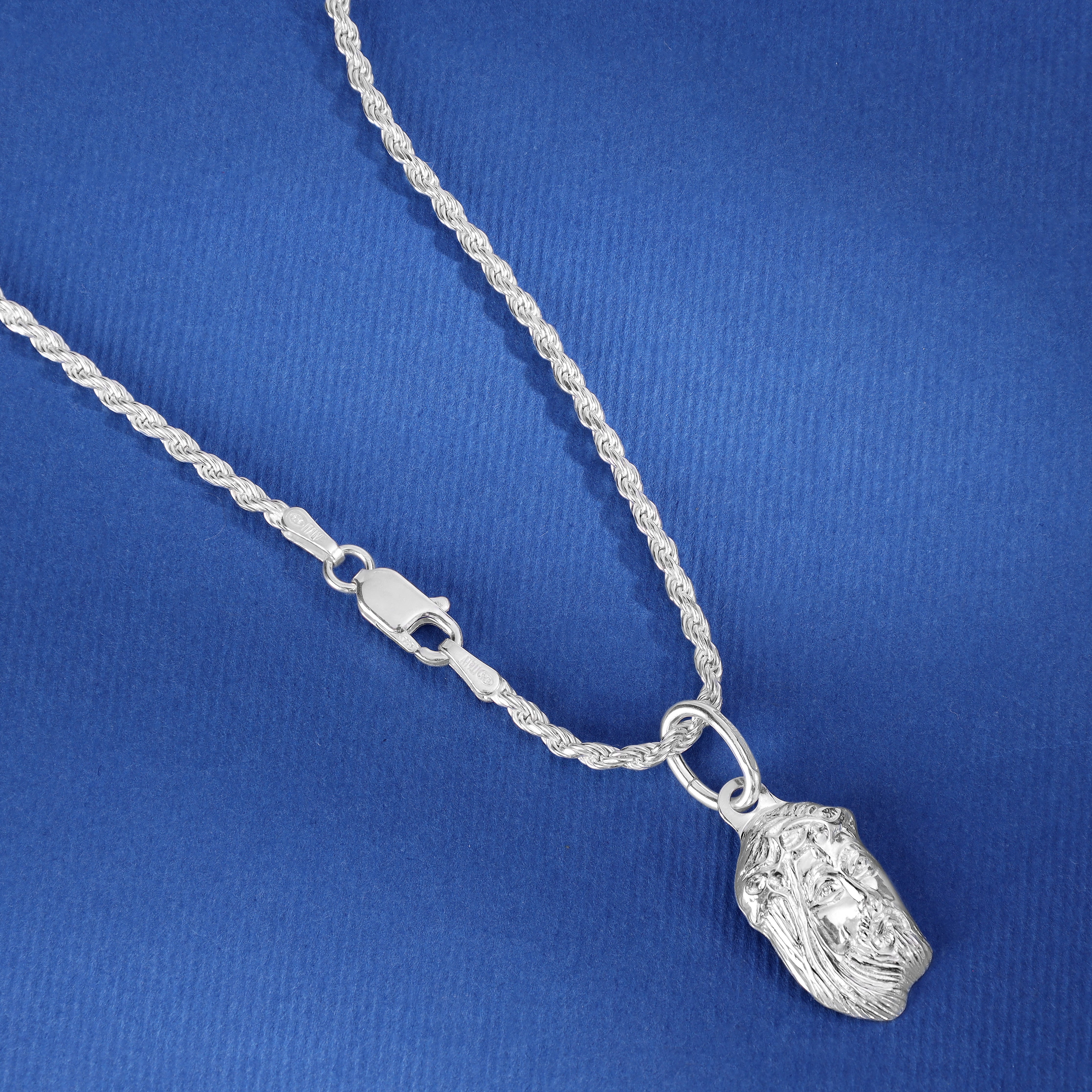 Kleiner Jesus piece Anhänger aus 925 Sterlingsilber (PE197) - Taipan Schmuck