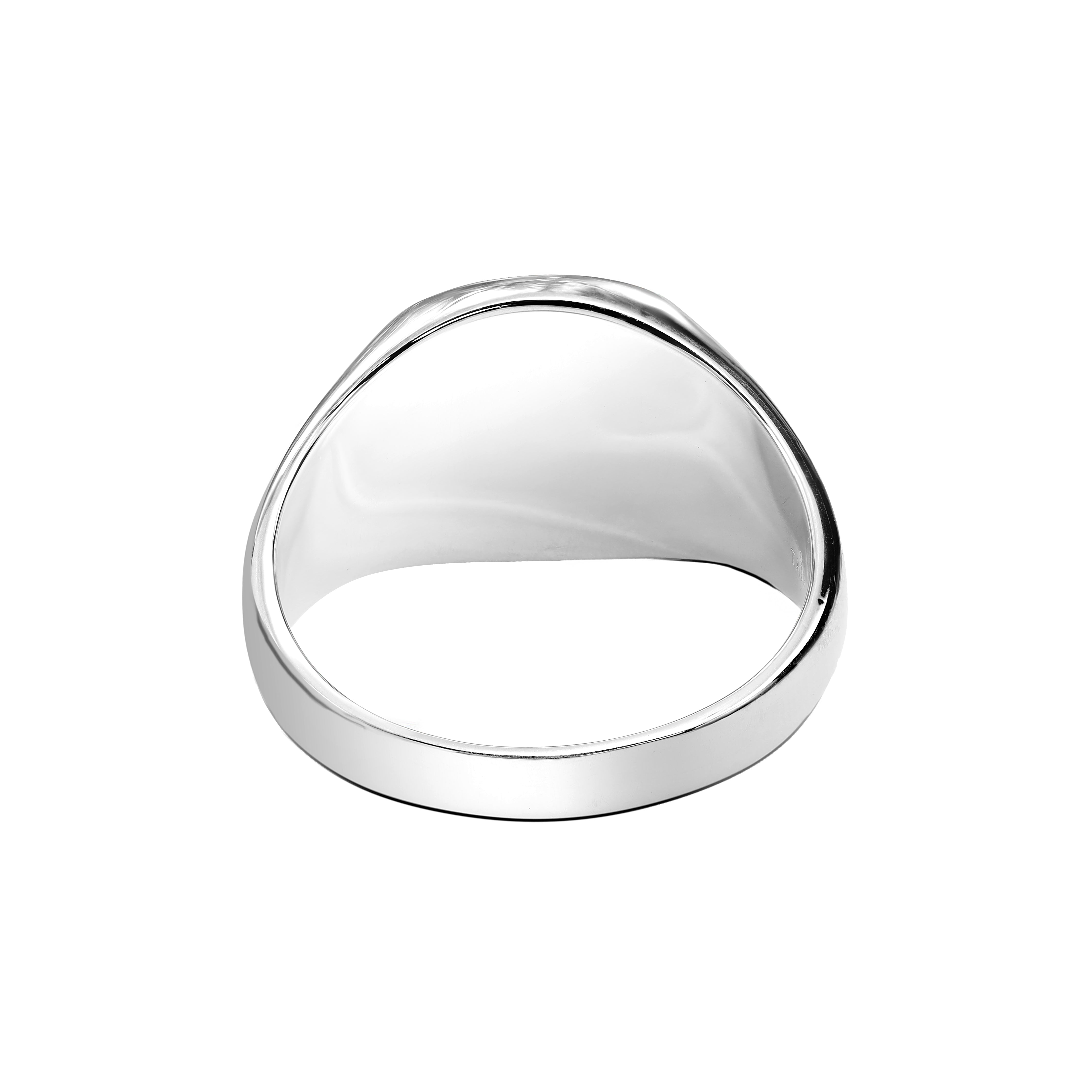 Eleganter Siegelring Ring Größe 60 bis 65 aus 925 Sterlingsilber (US9 bis 11) - Taipan Schmuck