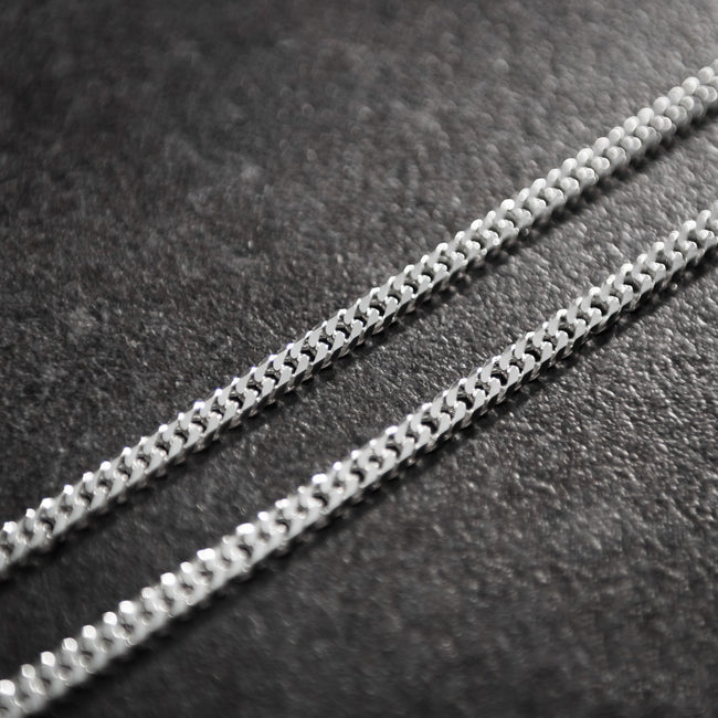 6. Bild von Doppel Panzerkette Zwillingskette 6mm - aus 925 Sterling Silber